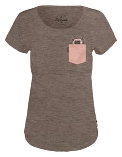 Igeltäschli T-Shirt Taupe Grey 