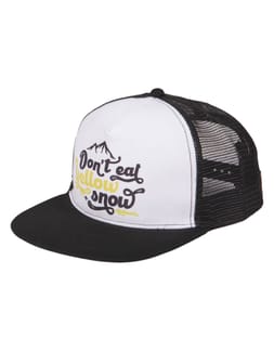 Zitrone Glace Mütze Trucker Black