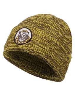 Bärebrüeder Chappe Beanie Spicy Mustard Chocolate Melange