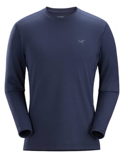 Motus AR Crew LS Men'S Black Sapphire
