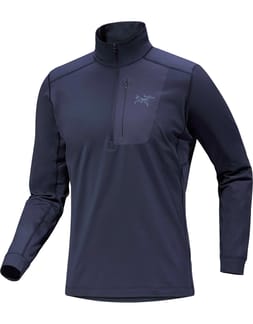 Rho LT Zip Neck M Black Sapphire