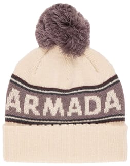 Jacquard Knit Pom Beanie Natural