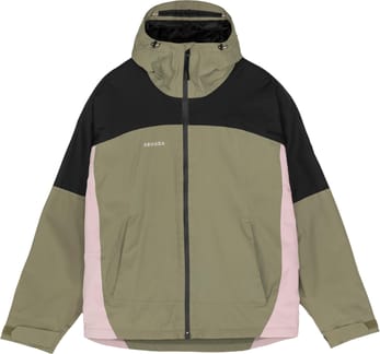 Ansel 2L Shell Jacket Swamp Black Icee Rose