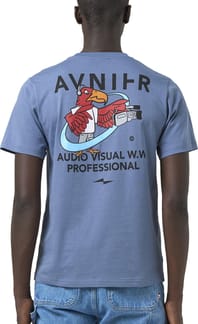 T-Shirt SOURCE BIRD VISION Bleu
