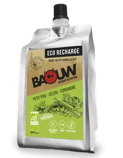 Ecorecharge Purée Bio 330g Baouw Petit Pois-Céleri-Coriandre