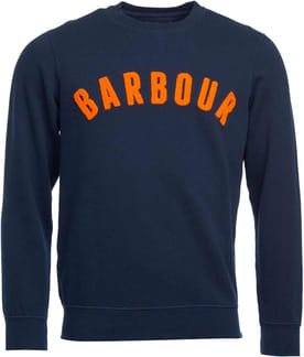 Prep Logo Crew Neck Sweatshirt Navy