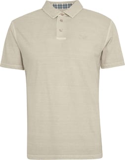 Drayton Linen Tailored Fit Polo Shirt Mist