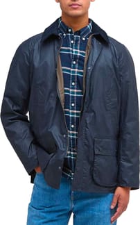 Lightweight Ashby Wax Jacket Royal Navy