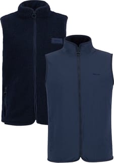 Reversible Fleece Gilet Navy