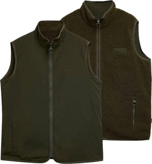 Reversible Fleece Gilet Sage