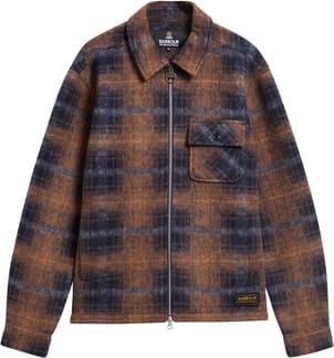 B.Intl Oswald Fleece Overshirt Navy