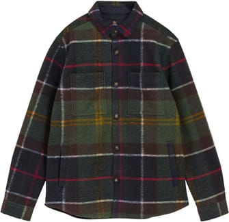 Woodlane Brushed Check Overshirt Classic Tartan