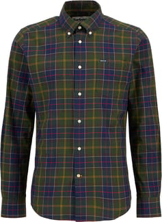 Wetheram Tailored Tartan Shirt Shadow Classic Tartan