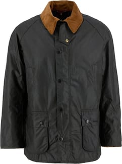 Festive Ashby Wax Jacket Sage/Evergreen