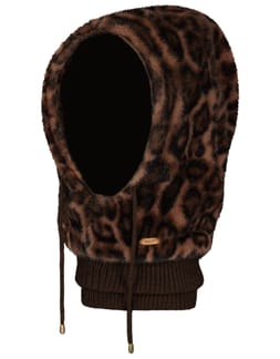 Eliess Hood Print Brown