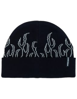 00s Flame Beanie Black