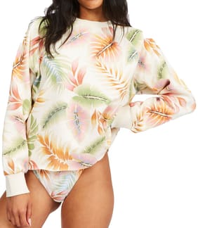 Cut Off Crew White/Multi