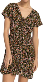 Day Trippin Dress Black Sands