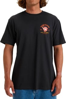 Lunch Break SS Tee Washed Black