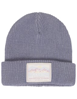 Wave Check Beanie Salted Blue