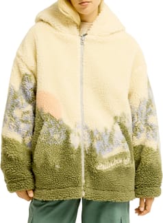 Fun Call Sherpa Oversize Jacket Black