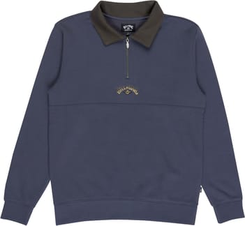 Winton Half Zip Sweatshirt Ombre Blue