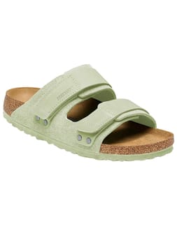Uji W Nubuck / Suede Leather Faded Lime