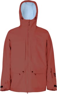 M Ora Body Map Jacket Rust Red
