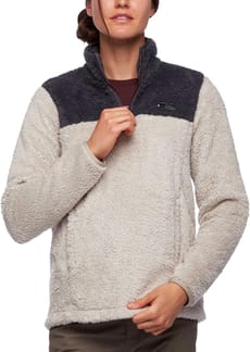 W Roadie QTR Zip Fleece Dune Carbon