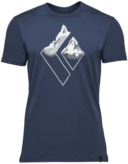M Mountain Logo SS Tee Ink Blue