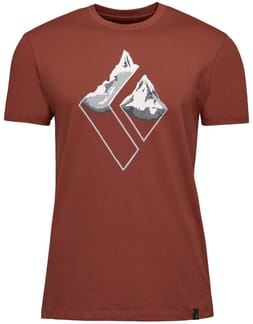M Mountain Logo SS Tee Red Rock