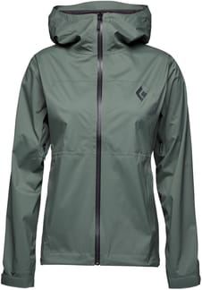W Stormline Stretch Rain Shell Laurel Green
