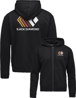 M Faded Full Zip Hoody Black