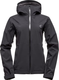 W Stormline Stretch Rain Shell Black