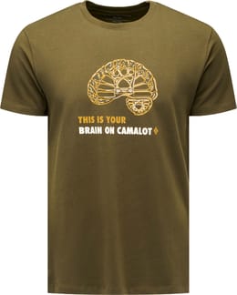 M Brain On Camalot SS Tee Dark Moss