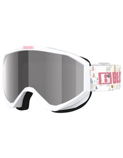Liner Jr White-Pink Logo - Pink/Silver mirror