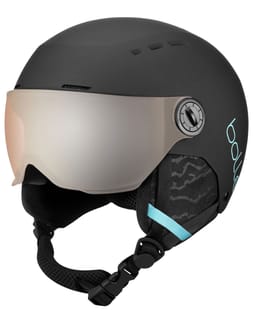 Quiz Visor Black Blue Matte - Orange Gun 