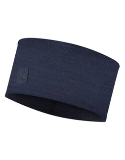 Merino Wide Headband Solid Denim