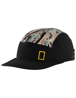 Nat Geo 5 Panel Explore Cap Reige Black                   