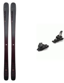 Alpinski-Set Kore 85 W Anthracite/Burgundy