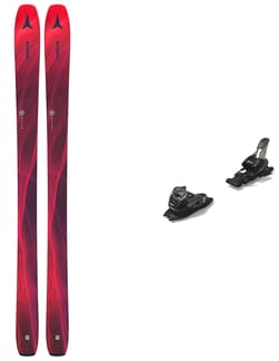 Downhill ski set Maven 93 C Maroon/Bright Red 2024