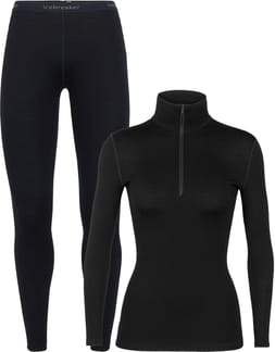 Pack W Merino 260 Tech LS Half Zip Black