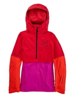 W AK Gore-Tex Kimmy 2L Jacket Molten Red/Very Berry/Signal Orange