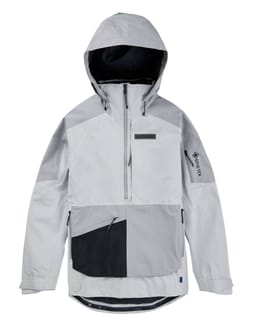 M Gore-Tex Carbonate Anorak Jacket Gray Cloud/Silver Sconce