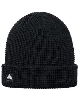 Recycled Waffle Beanie True Black