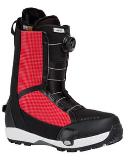 Waverange Step On Geranium Red Grid/Black
