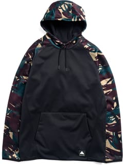 M Crown Weatherproof Pullover Fleece Seersucker True Black