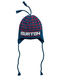 80'S Earflap Beanie Selvedge Blue/Performer Red/Stout White