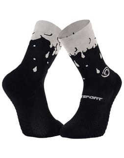 Socquettes Trail Collector Nutri Biere Brune Noir/Blanc