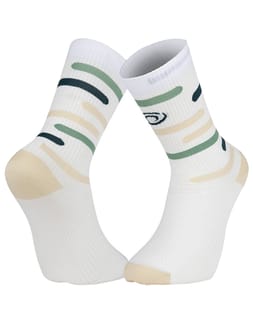 Socquettes Light Run Haute Rio Beige/Vert
